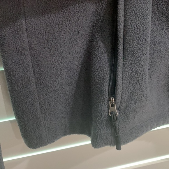 Women's Medium Grey Fleece Full-Zip Jacket See last pic for best color. Size Med - Picture 11 of 13